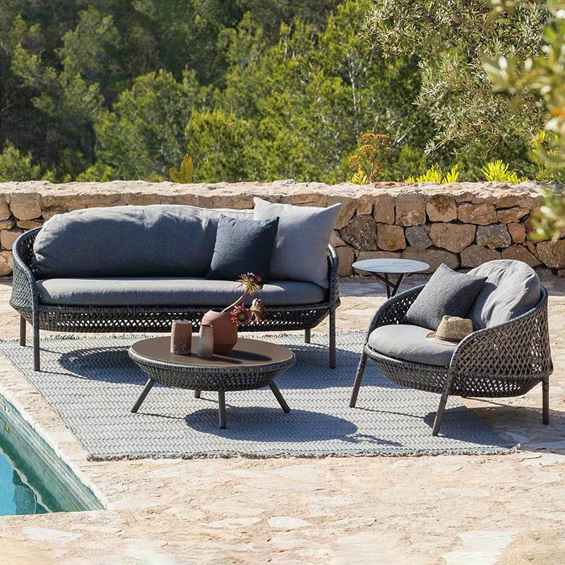 Elegant Outdoor Rattan Lounge Set™
