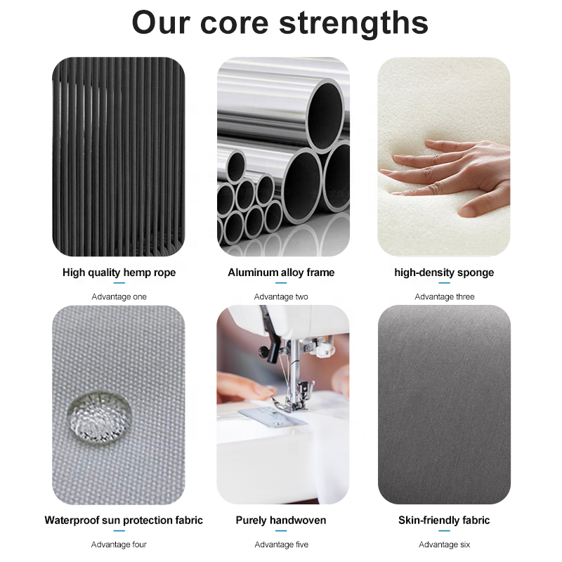 Luxe Aluminum Corner Lounge Sofa Set™